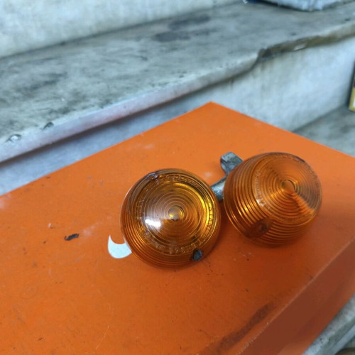 Honda C50 6v used rear turn signal with two lenses