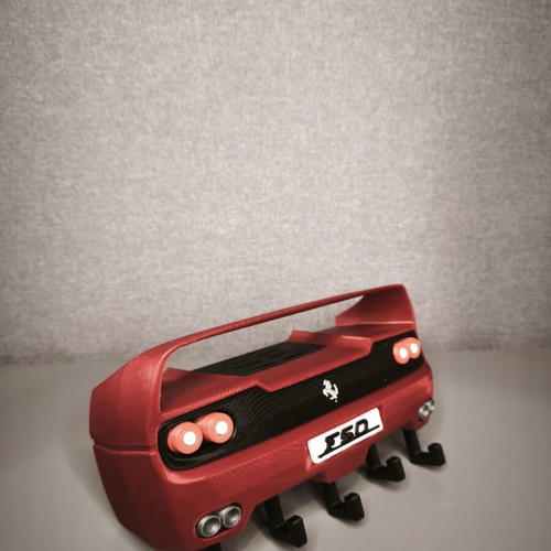 Ferrari F50 3D printed keychain wall mount like new