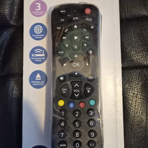 Philips Universal Remote Control for 3 Devices, New Sealed