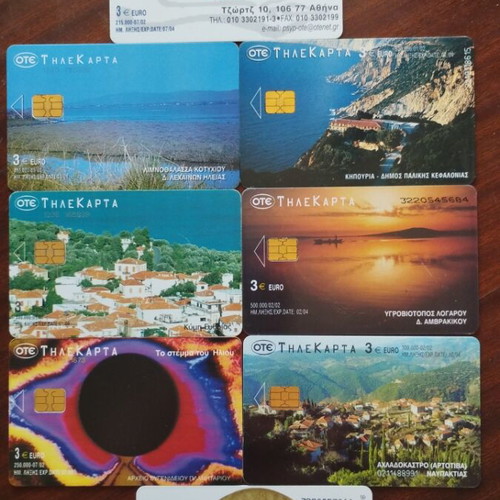 Greek Telecards pack of 34, like new, year 2002