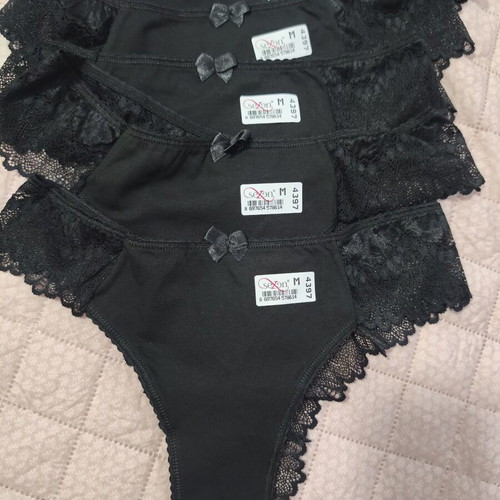 Brazil cotton underwear set new, black, pack of five