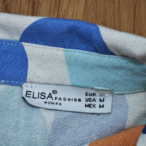 Women's Floral Linen-Effect Dress like new