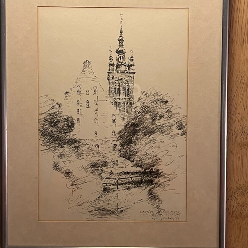 Πρωτότυπο Σχέδιο με Πενάκι 1974, Wielki Młyn Γκντανσκ, σαν καινούργιο
