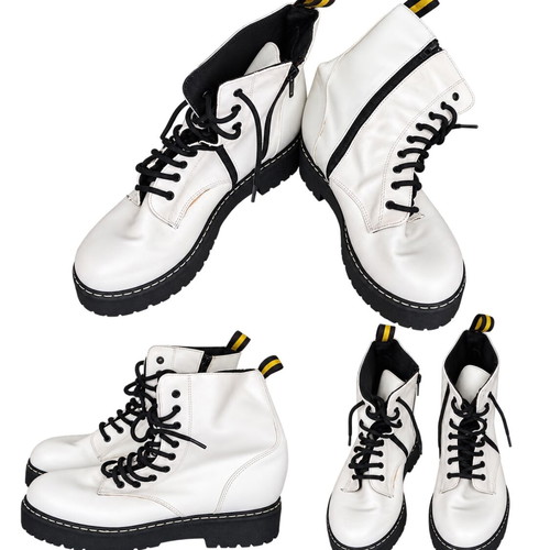 Silia D white ankle boots size 38