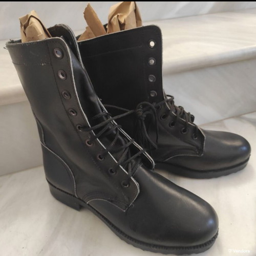 Military boots for Greek Army size 45, black leather