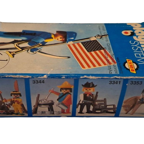 Vintage Lyra Playmobil 3354 American Soldier used, northern Greek