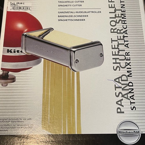 KitchenAid Pasta Making & Cutting Attachment Set 3 Pieces new