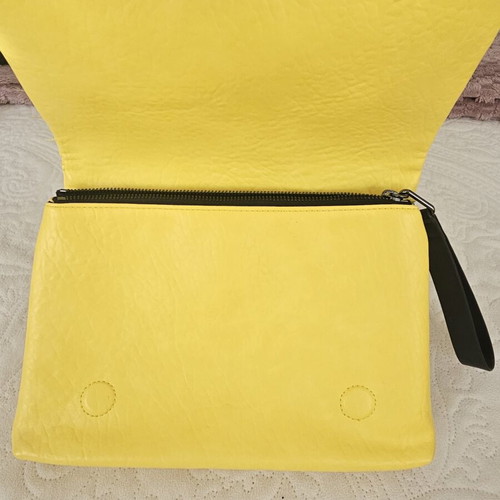 Desigual Handbag Used Yellow 30x20 Envelope Style