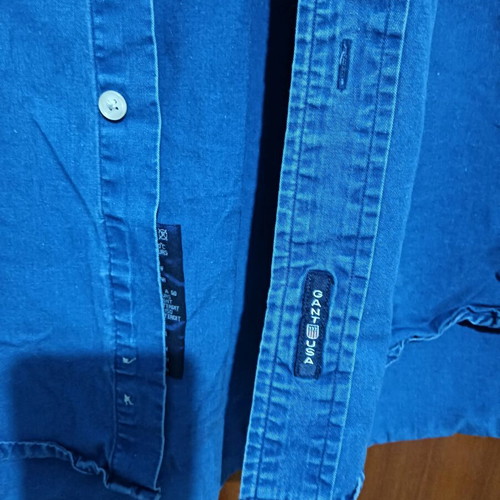 GANT men's denim shirt medium like new, blue