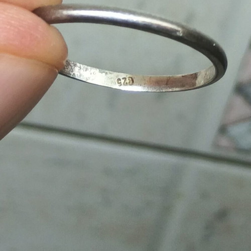 Silver ring 925, diameter 2cm, like new
