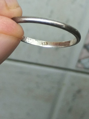 Silver ring 925, diameter 2cm, like new