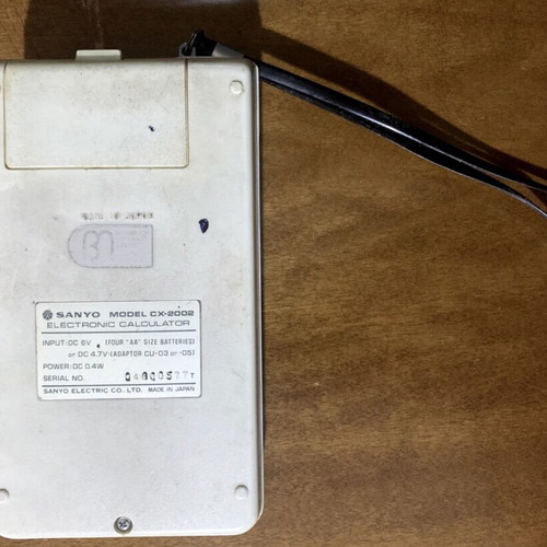 Sanyo CX-2002 calculator vintage 1974 used