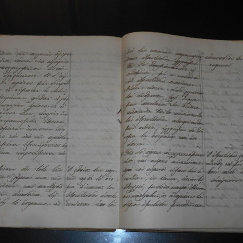 School writing notebook used, 68 pages, Plutarch and Homer notes
