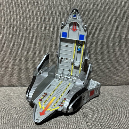 Power Rangers Time Force Megazord Jet Mode Deluxe micro playset used