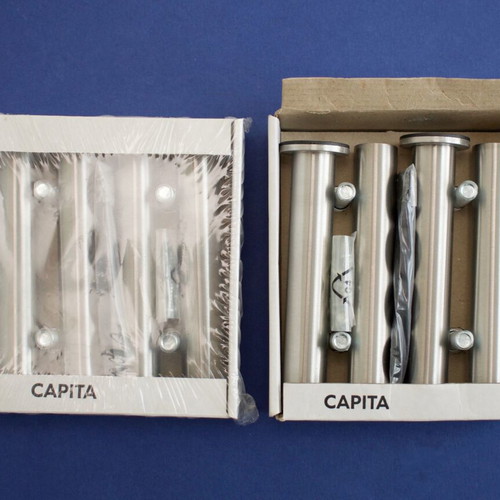 IKEA CAPITA furniture legs new, adjustable, set of 8 inox