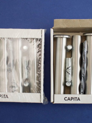 IKEA CAPITA furniture legs new, adjustable, set of 8 inox
