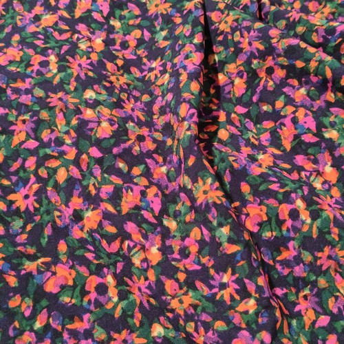 Women's blouse Medium like new, multicolor with elastic cuffs and button
