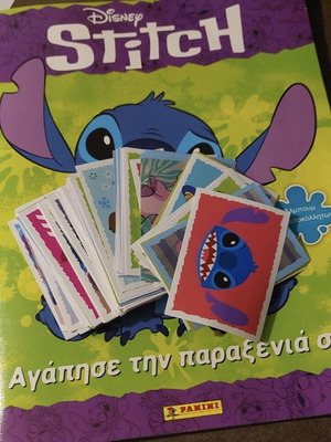 Стикери Stitch за албум Panini, нови