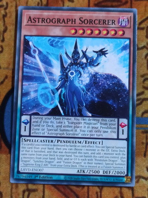 Astrograph Sorcerer κάρτα Effect Monster Yu-Gi-Oh!