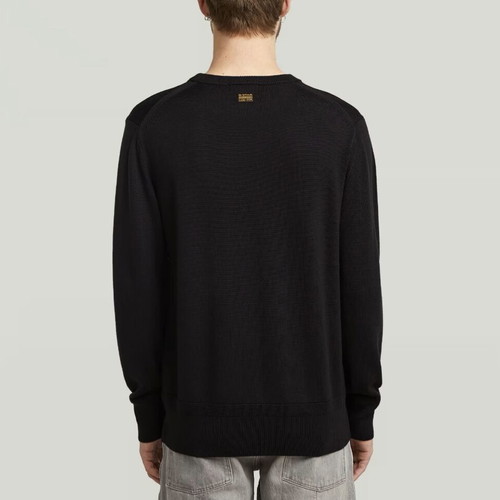 G-Star Raw Premium Core men's sweater new, 100% merino wool, black, M/L/XL