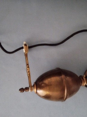 Bronze ceiling light with adjustable height, like new