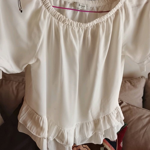 Boho blouse white size small like new
