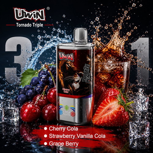 Uwin Tornado Crystal Triple 60K Disposable Vape 54ml New