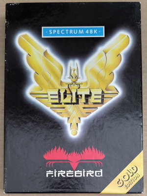 Elite Firebird Gold Edition ZX Spectrum cassette like new, big box