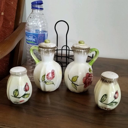 Serving set of 4 pieces new for table use