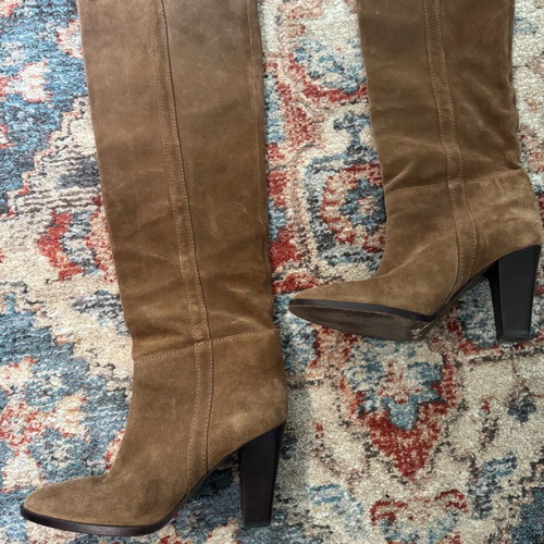 Massimo Dutti brown boots size 38 like new