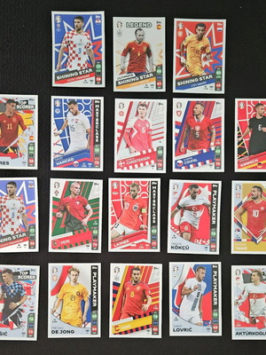 Euro cards 2024 Topps Match Attax new cards