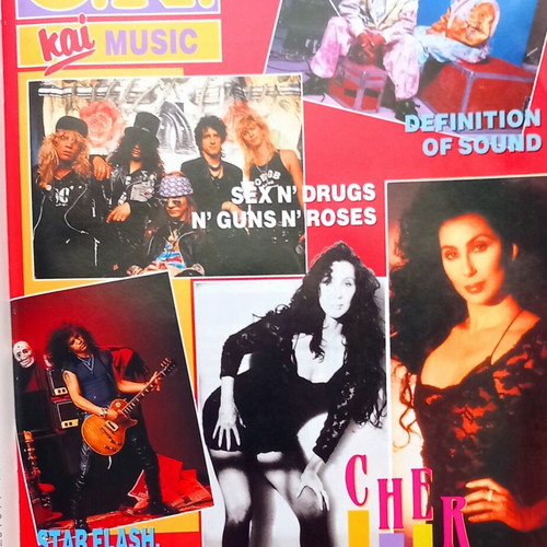 Kai Magazine Issue 35 August 28 1991 with Athina Onasi and Cher poster