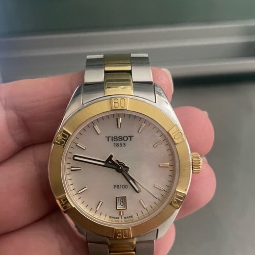 Tissot women's two-tone watch like new