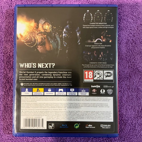 Mortal Kombat X PS4 game PlayStation Hits
