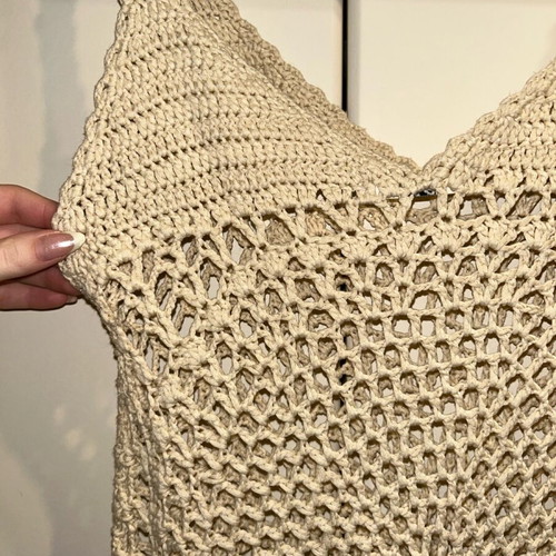 Pareo like new beige, comfortable and cool for the beach