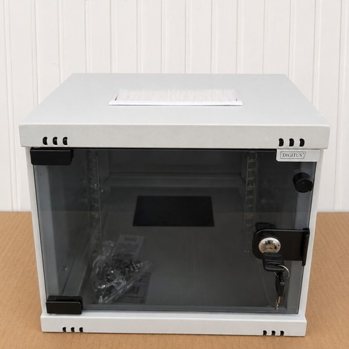 Digitus DN-10-05U-1 10" 6U Wall-Mount Rack Cabinet, open box