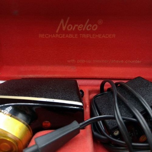 Vintage Norelco electric shaver with case used