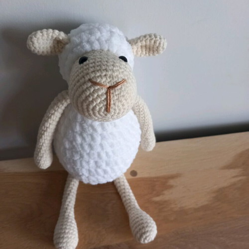 Amigurumi handmade knitted sheep 27 cm new