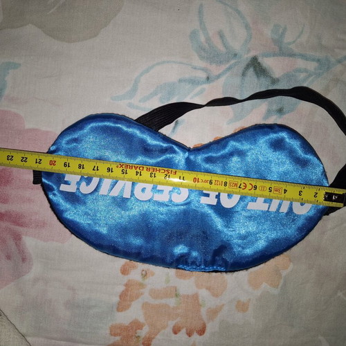 Sleep mask new, light blue color