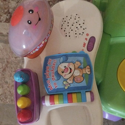 Mattel Fisher-Price Laugh N Learn electronic educational chair used