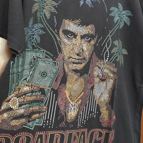 Scarface T-shirt used, official merchandise, black, size L