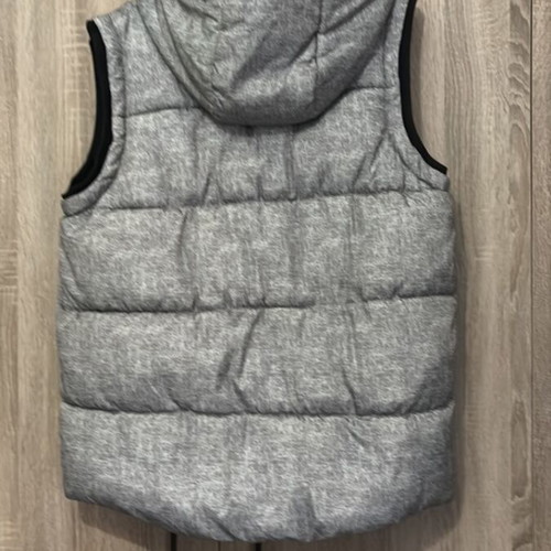 Men's puffer sleeveless jacket Primark used, grey melange