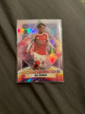 Max Dowman Wonderkids Rookie Topps Chrome 2026