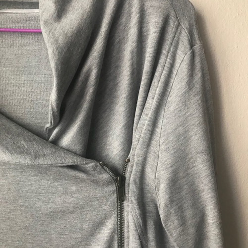 Pink Woman cardigan grey melange like new, size S