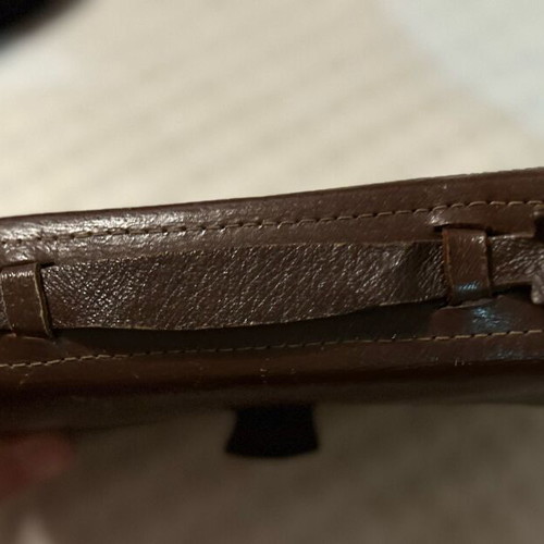 Small leather medical bag used from the past