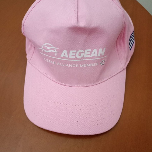 Aegean Airlines Pink Sports Cap like new, one size