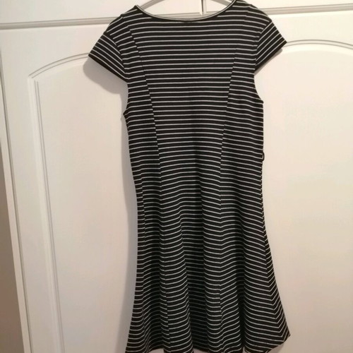Attrativo dress used, black and white, size S