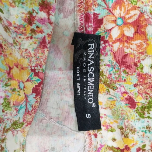 Rinascimento dress multicolor like new, with straps, size S