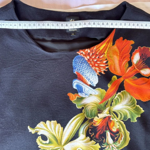 Desigual Lacroix Visegrád Mini Dress like new, black with floral print
