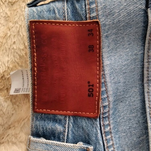Levi’s 501 authentic jeans used, size 38/34, blue
